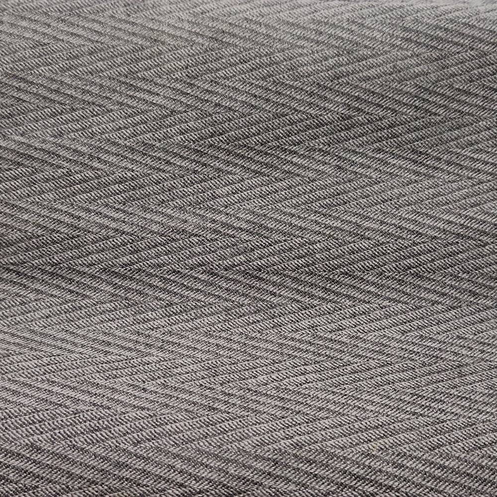Gray 100% Wool Herringbone Classic Office English… - image 3